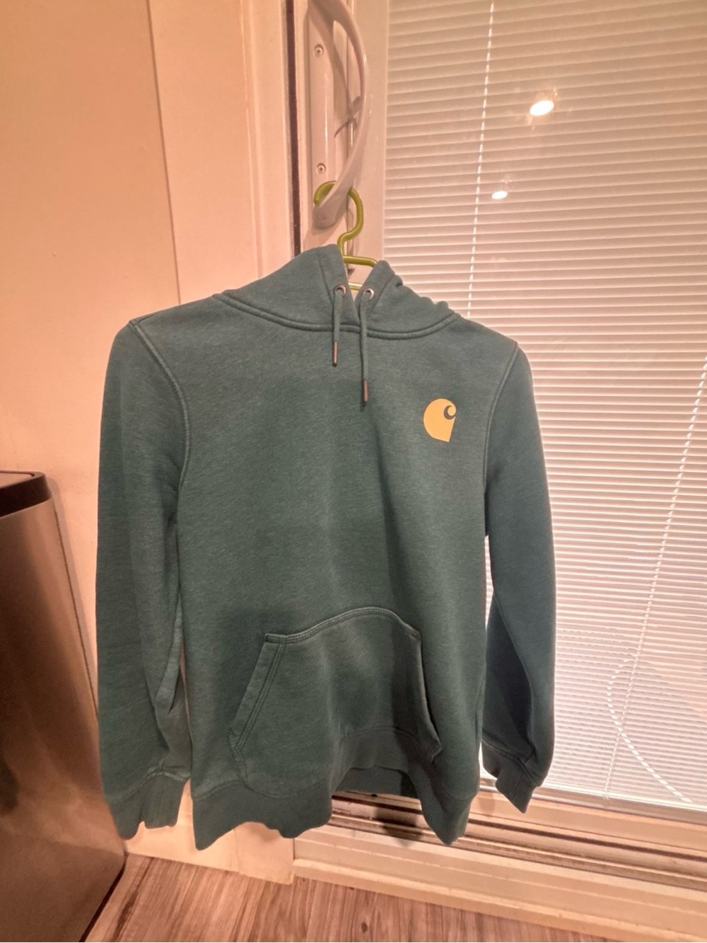 Carhartt Crewneck Hoodie in Teal Green